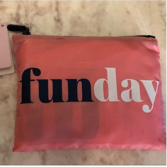 Kate Spade Fun Day pink Reusable Shopper Tote bag nwt - Picture 4 of 7